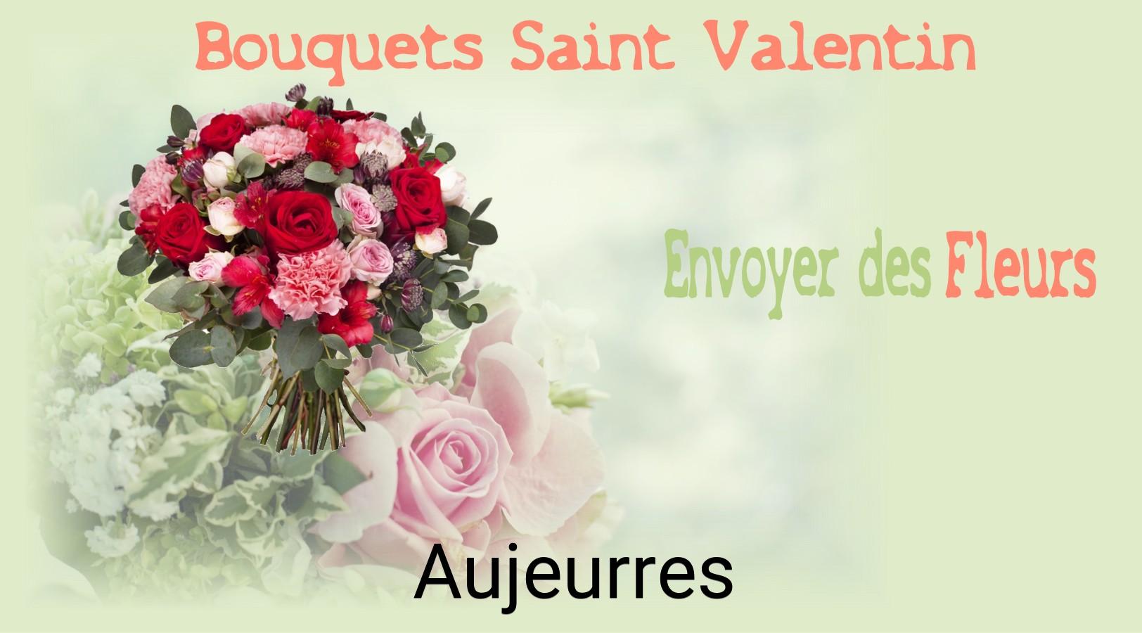 Roses de Saint-Valentin livrées à Aujeurres
